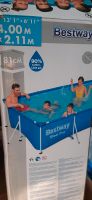 Bestway Pool 4x2,11x81 +Zubehör Sandfilter Sauger Kescher etc Niedersachsen - Rhede Vorschau