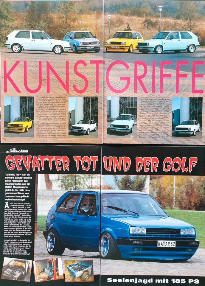 VW Golf 2 Teil 2 Tuning Berichte GT GTI 16V G60 VR6 BBS ATS VAG. in Hanau