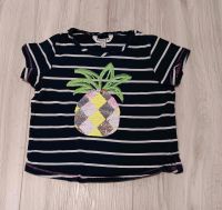 Review Shirt Gr.104 blau weiß gestreift Ananas Pailletten Nordrhein-Westfalen - Leichlingen Vorschau