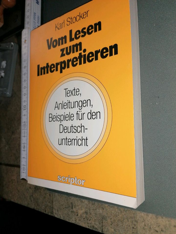 Vom Lesen zum Interpretieren Karl Stocker Texte Deutsch Unterrich in Berlin