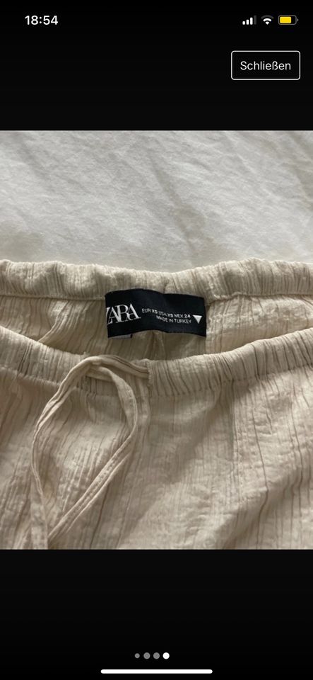 Zara Leinhose beige in Berlin