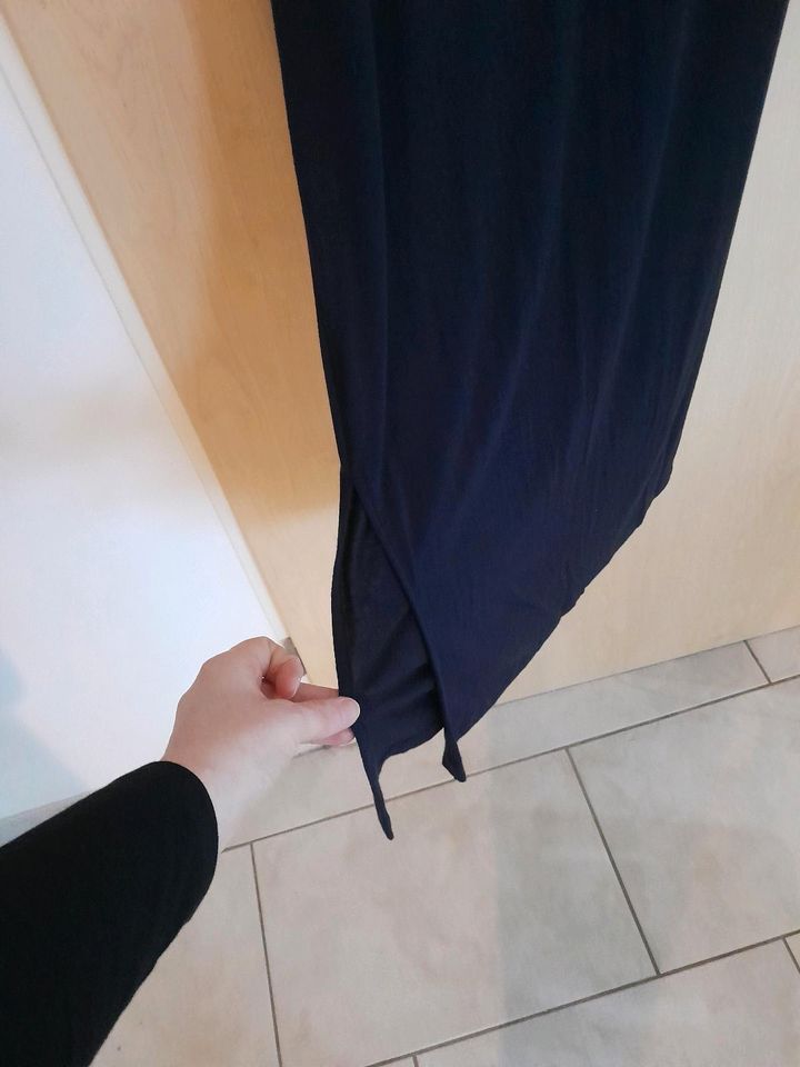 Sommerkleid Shirtkleid H&M ärmellos blau in Gescher