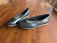 Ballerinas Clarks 38 silber Leder Bayern - Amberg Vorschau