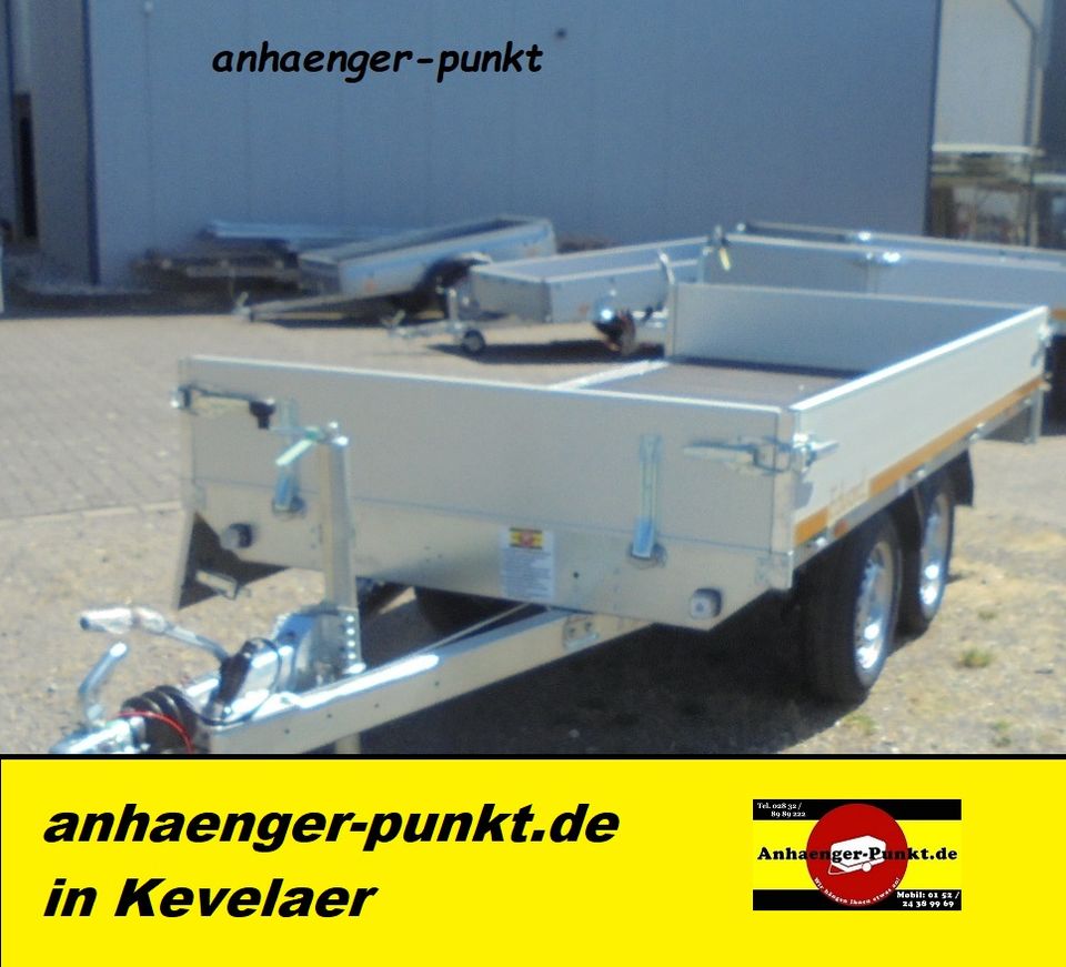 PKW EDUARD Anhänger 3,06 m x 1,53 x 0,30 m 2000kg 2,0t Hochlader in Rheinberg