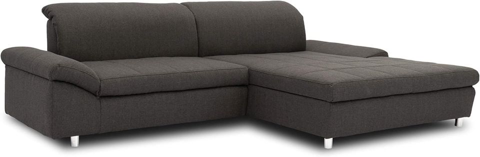 DOMO Collection Ecksofa Eckcouch 260x178x80cm anthrazit in Essen