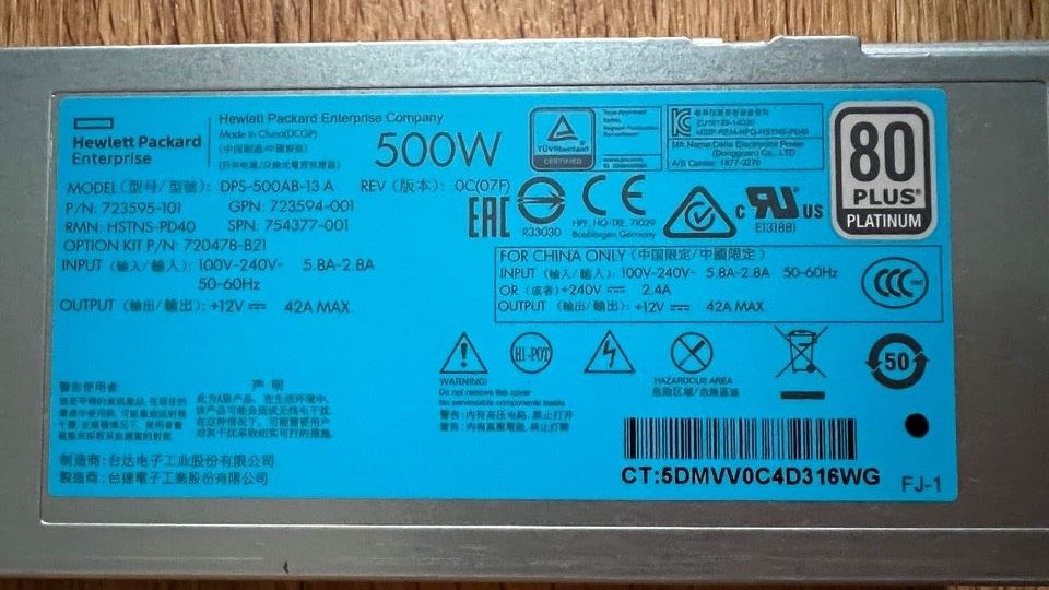 Power Supply DPS-500AB-13A 2 Stück vorhanden in Frankfurt am Main