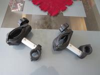2 x Stück Rahmenhalter abnehmbar kurz Ø 25+30mm, Schwarz/Silber Sachsen-Anhalt - Uhrsleben Vorschau