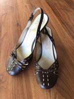 SMH Damen Leder Sling Pumps Größe 39 Baden-Württemberg - Amtzell Vorschau