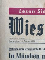 Zeitung 8/9.8.59, 11.8.59, 13.8.59, 1/2.7.77 Geburtsdatum Hessen - Wiesbaden Vorschau