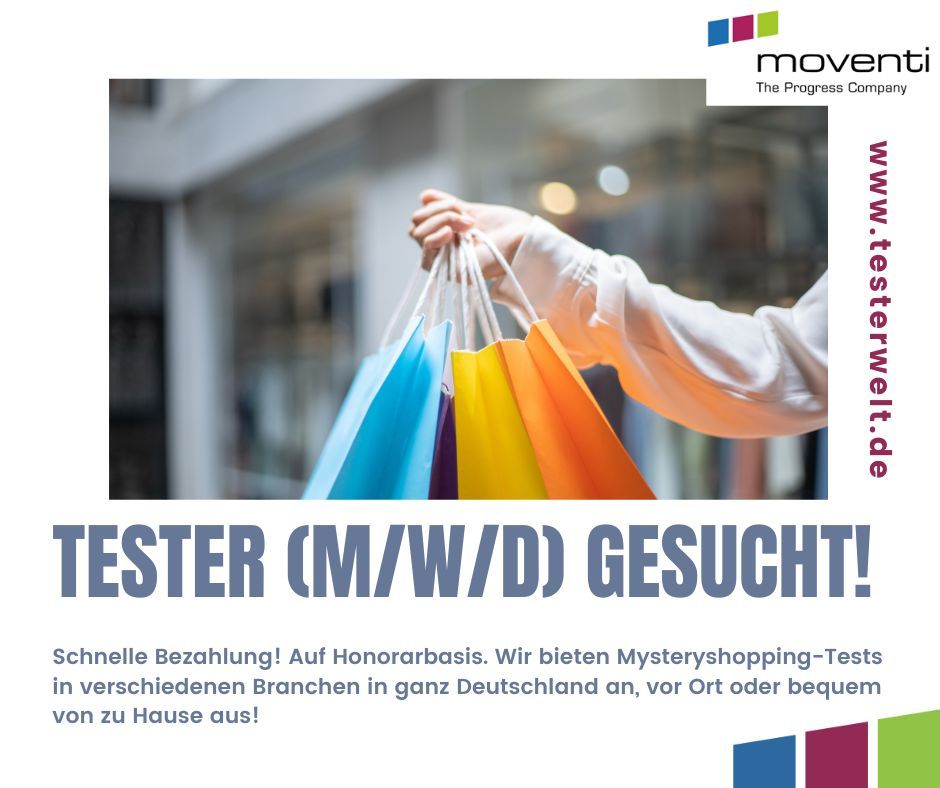 Schnelle Bezahlung: Tester (m/w/d) gesucht in & um Rostock! in Rostock