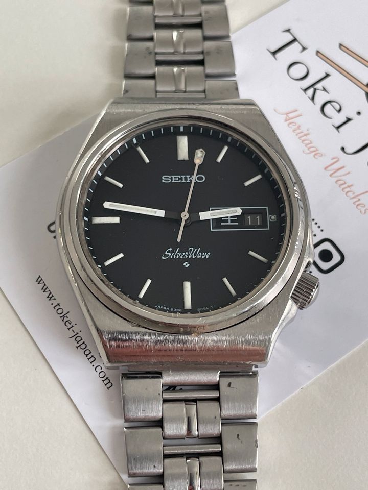 Vintage Seiko Silverwave Automatik 6306-8070 JDM Kanji aus 1977 in Stuttgart