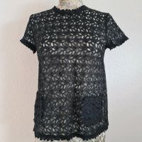 Shirt Bluse mit Ausbrenner 36/S schwarz Knopfleiste Rheinland-Pfalz - Trier Vorschau