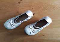 Mädchen Ballerinas / Kommunionschuhe Silber Gr. 36 Kr. München - Garching b München Vorschau