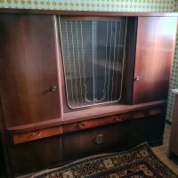 Dielenschrank Vintage Antik Schrank mit Vitrine Art Deko Hessen - Großalmerode Vorschau