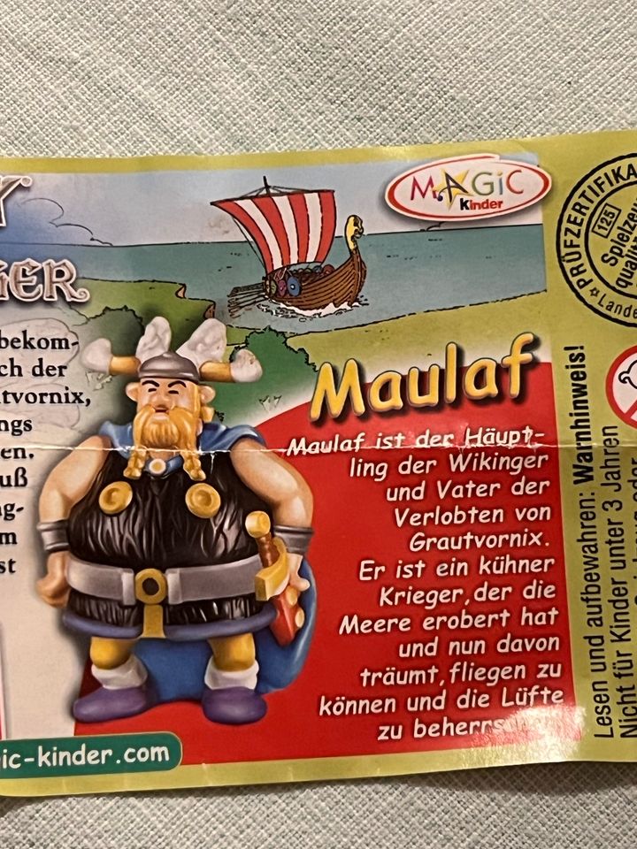 FERRERO ASTERIX UND DIE WIKINGER MAULAF MIT BPZ Ü EI 2007 in Rheinstetten