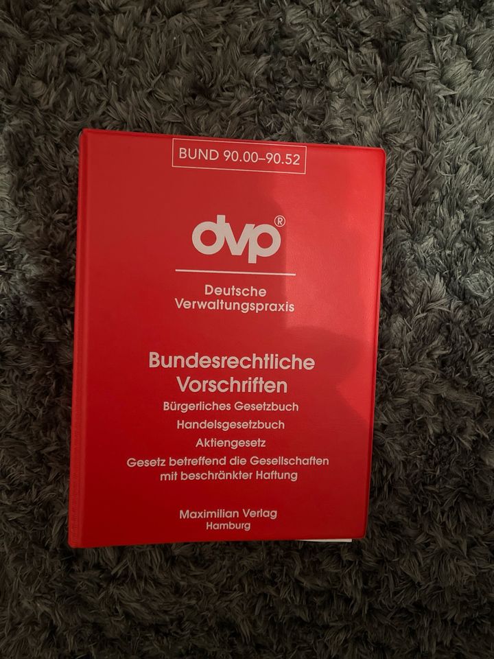 DVP Bundesrechtliche Vorschriften (dünn) - BGB, HGB, AG, GmbH in Bad Münder am Deister