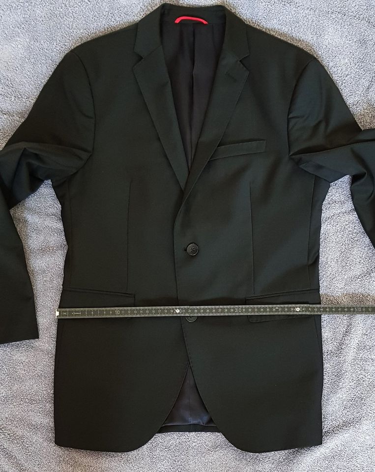 Herren / Jungen Anzugjacke „Paul“ (Breuninger), Gr. 46, schwarz in Idstein