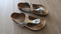 Birkenstock Gizeh Zehentrenner silber glänzend Gr. Nordrhein-Westfalen - Leverkusen Vorschau