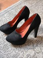 High heels bianco 41 schwarz Plateau Baden-Württemberg - Altlußheim Vorschau