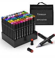 Timesun Graffiti Pen Set,80 Colours,Greasy Mark Colours,Farbstift Baden-Württemberg - Östringen Vorschau