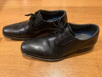 elegante Herrenschuhe - Leder - Gr. 41- Schwarz - neuwertig Baden-Württemberg - Rutesheim   Vorschau