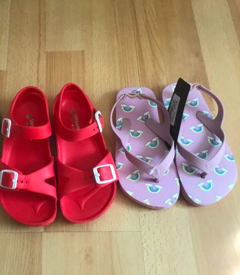 NEU! Sandalen,2 Paare Mädchen Flip-Flops. Gr.29 in Baden-Baden