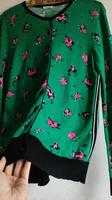 Gerry Weber Strickjacke knit Cardigan Pixel Rosen Rockabilly grün Findorff - Findorff-Bürgerweide Vorschau