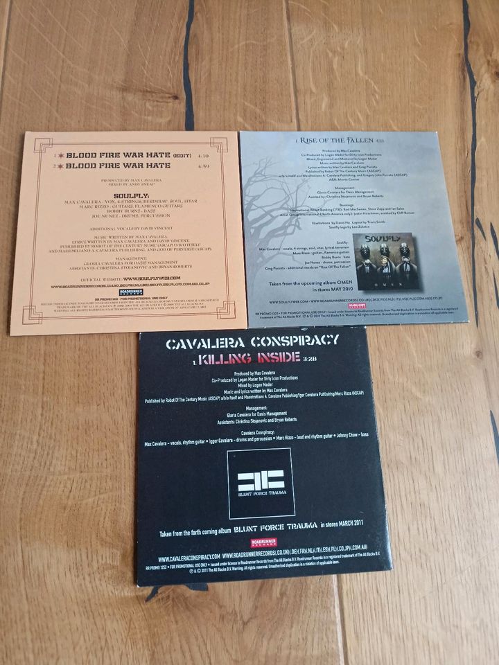 Soulfly & Cavalera Conspiracy / Promo-Single-Bundle / RAR in Köln