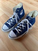 Converse Chuck Taylor All Star in marineblau Bayern - Schrobenhausen Vorschau