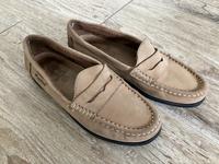 Hush Puppies Mokassins/Loafer Gr. 37 beige - echt Leder Niedersachsen - Gehrde Vorschau