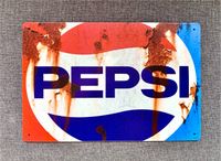 Retro Blechschild Deko Schild Vintage 30x20cm Pepsi *Neu* Baden-Württemberg - Walddorfhäslach Vorschau