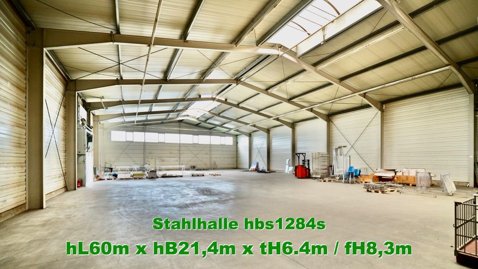 Stahlhalle gebraucht Gewerbehalle, Lagerhalle, Mehrzweckhalle, Stahlbauhalle, Werkstatthalle aus Rückbau in Berlin