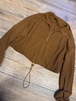 Süßer Pullover / Sweater mit Reißverschluss in khaki / braun Bayern - Frensdorf Vorschau