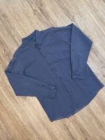 Manguun Hemd langarm Body fit Gr. 45/46 XXL blau grau Bayern - Neunburg Vorschau