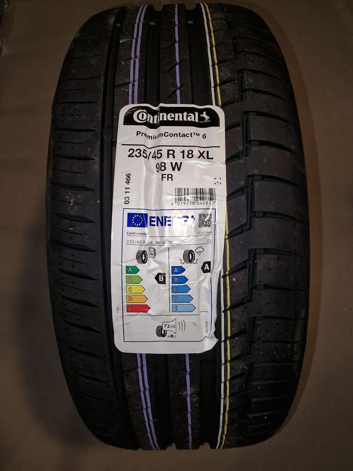 Sommerreifen Continental Premium Contact 6, 235/45 R18 98 W in Hamburg