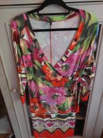 *Apart*Shirt Kleid Wickel 42 xl 3/4 Arm Bunt Blumen Muster Strech Bayern - Pommelsbrunn Vorschau