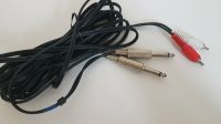 5m Audiokabel 2x Cinch >2x 6,3mm Klinke mono Dual Audiokabel Niedersachsen - Bramsche Vorschau