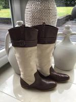 ZARA Stiefel Leder/Leinen, 40, TOP ! Nordrhein-Westfalen - Hagen Vorschau