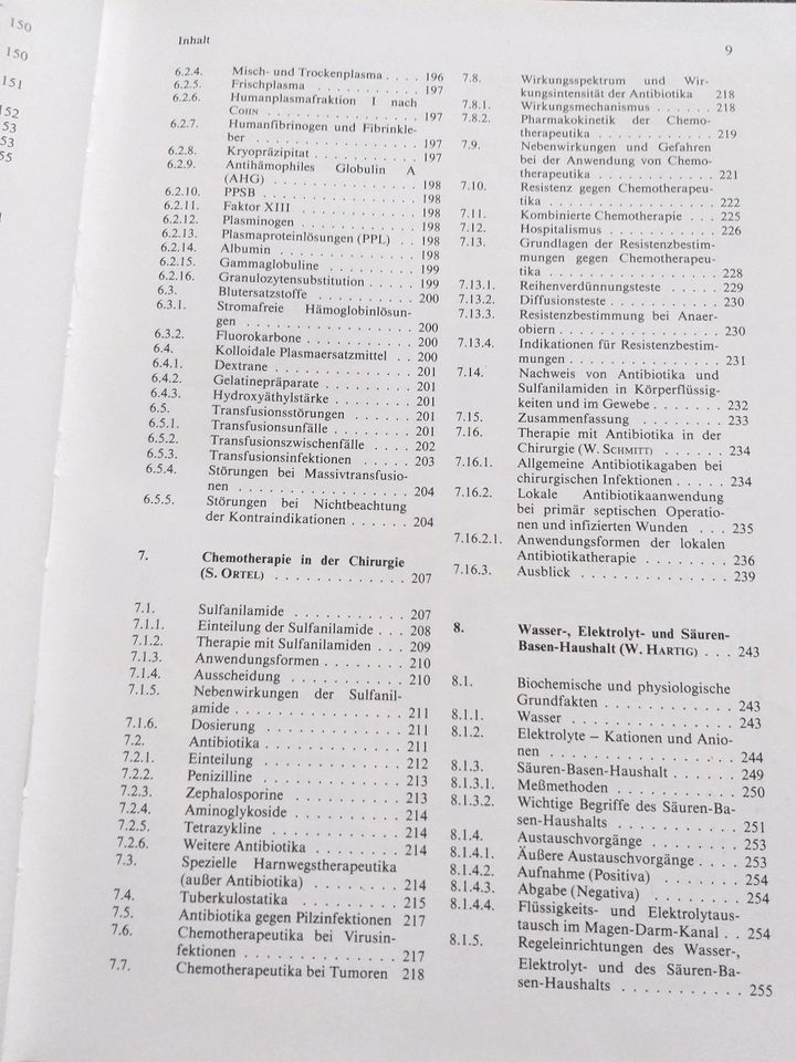 Fachbuch Allgemeine Chirurgie 10.Auflage in Wildau