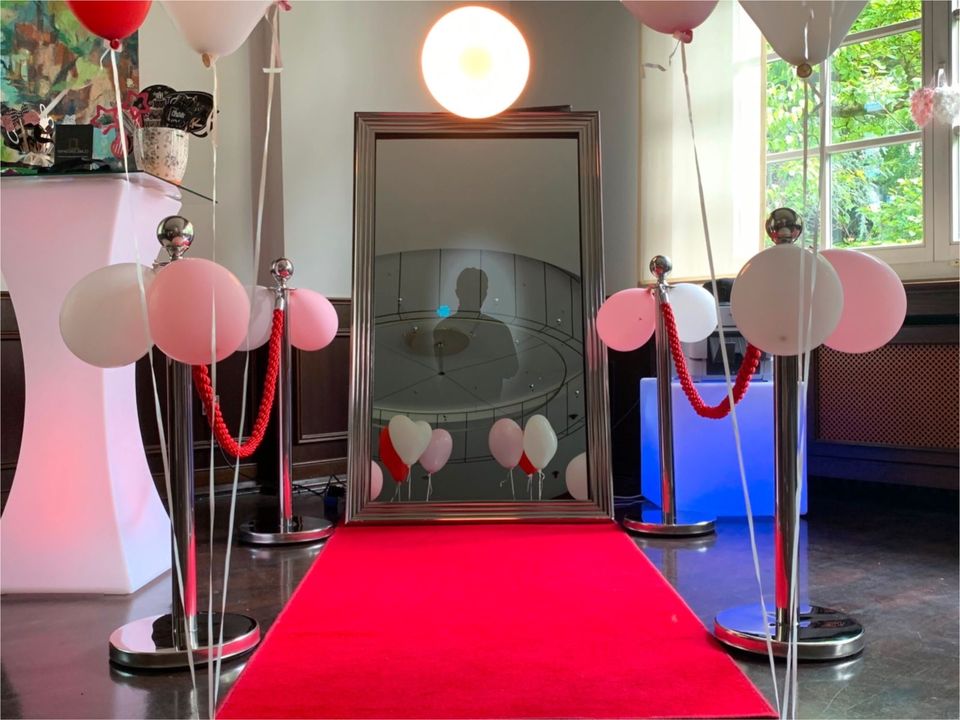 Fotobox/Fotospiegel/Magic Mirror/Hochzeit/Event/Feier/Eröffnung in Voerde (Niederrhein)