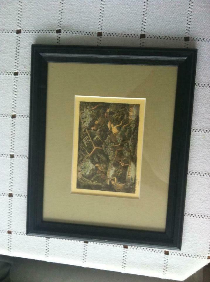 Aquarell Malerei, Bali, Original, sehr feine Malerei, ca 50/60 Ja in Wiesbaden