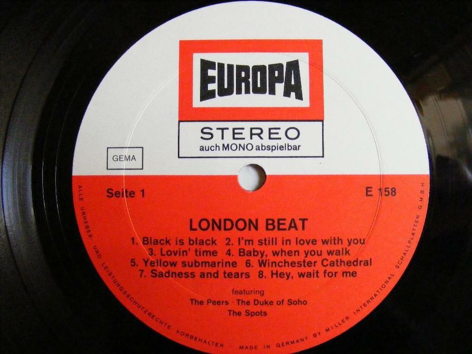 Various London Beat LP Germany 1966 Vinyl Schallplatte in Straubing