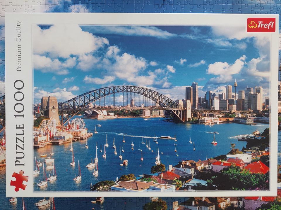 3x Trefl Puzzle je 1000 Teile Sydney, peaceful haven, China in Mülheim (Ruhr)