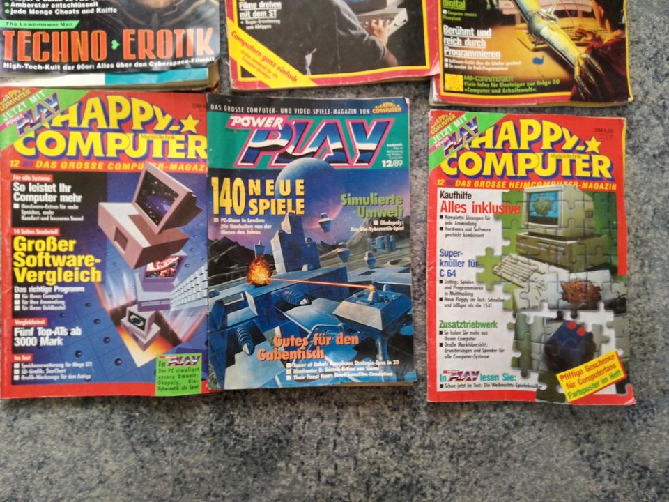 PowerPlay Happy Computer ASM Power Play 88-92 C64 Magazin in Hamburg
