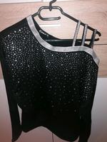 Shein Pullover schwarz mit glitzer Gr. M Saarland - Blieskastel Vorschau