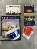 Hamburg Fan Paket Tasse Keramik Karten GEO Reiseführer Müsli Schü Sachsen - Hartmannsdorf Vorschau