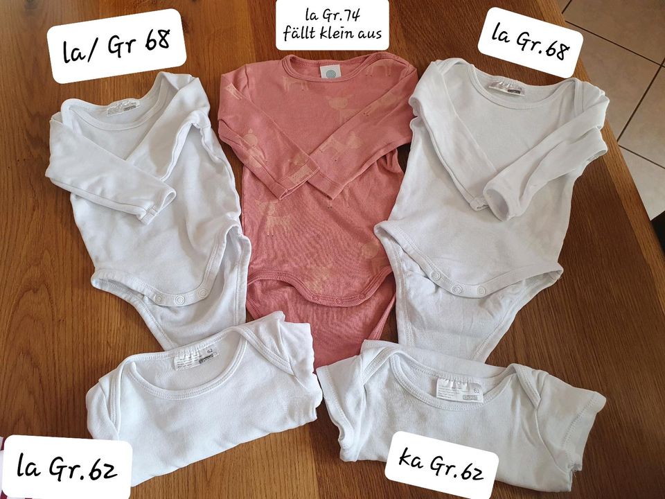 Baby Mädchen Kleidung Paket Bodys Hosen Sets 50/56/62/68/74 in Postbauer-Heng