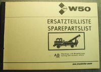 W50 Ersatzteilliste AB IFA W 50 Abschlepper LKW DDR NVA Sachsen - Kirschau Vorschau