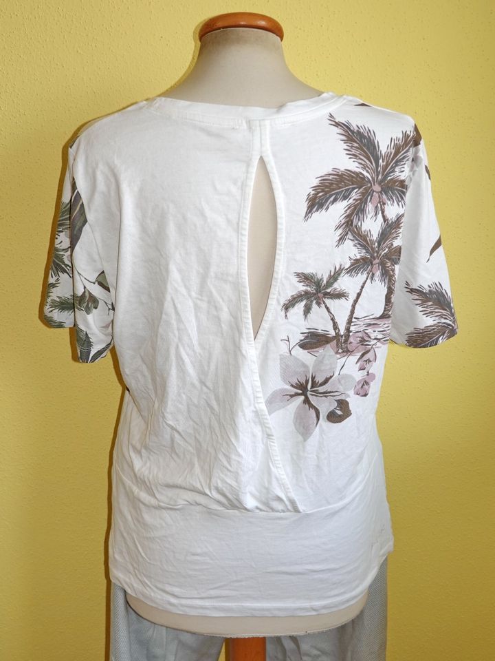 Shirt Desigual weiß mit Blüten Gr L neu Versand in Berlin