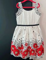 Boboli Kleid Mädchen Sommer schick 128 weiss rot schwarz Köln - Rondorf Vorschau